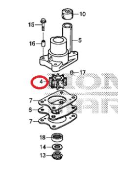 Impeller 19210-ZVD-003